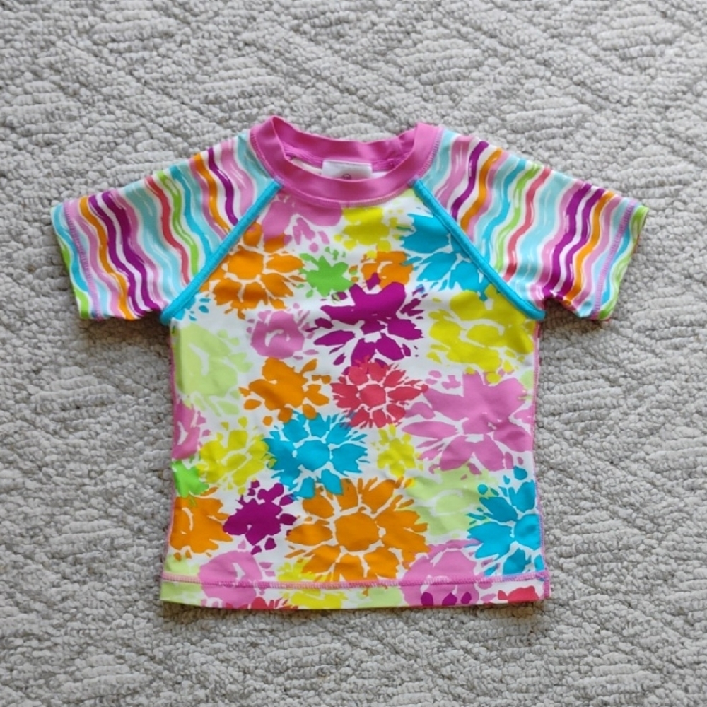 Hanna Andersson Multicolor Kids Swim Rashguard